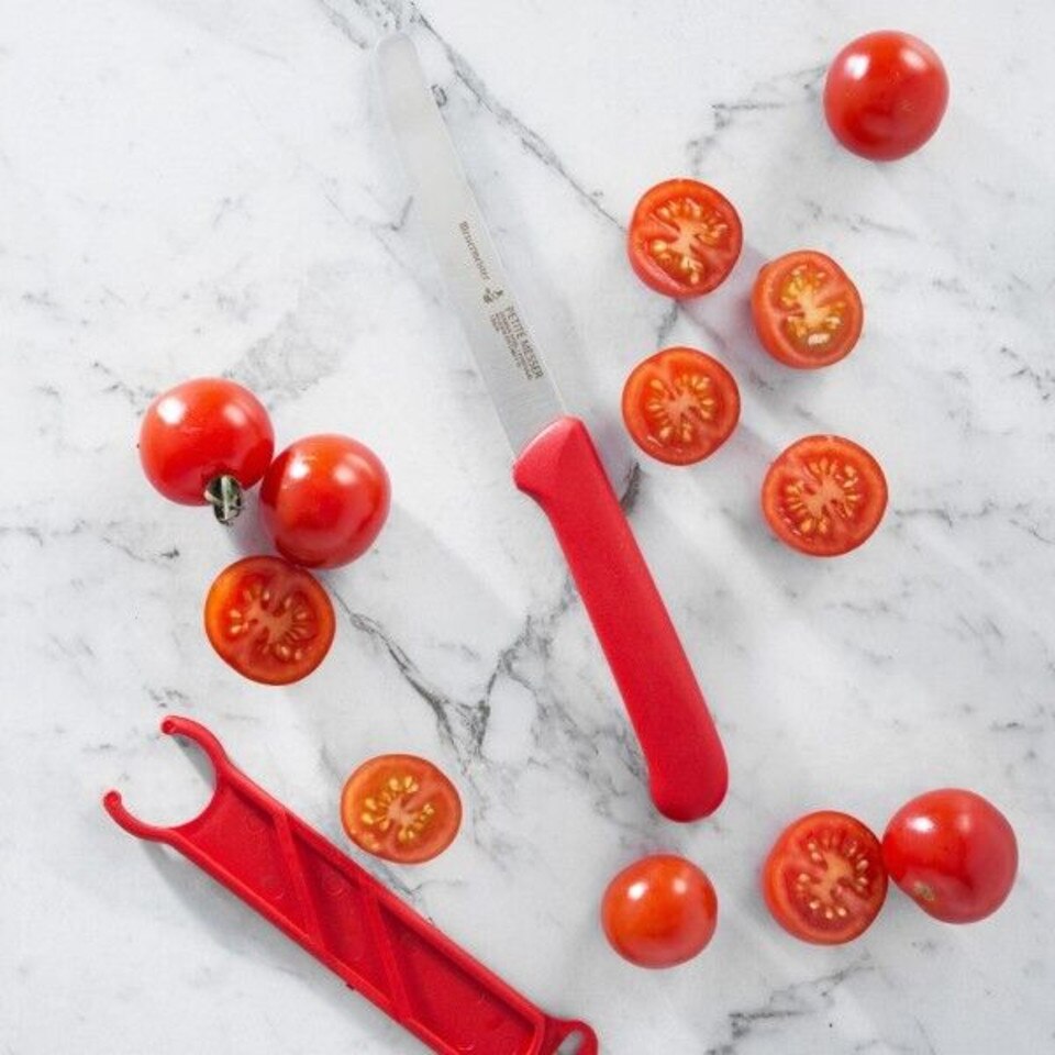 Messermeister Serrated Red Tomato Knife, 11.5cm Williams Sonoma Australia
